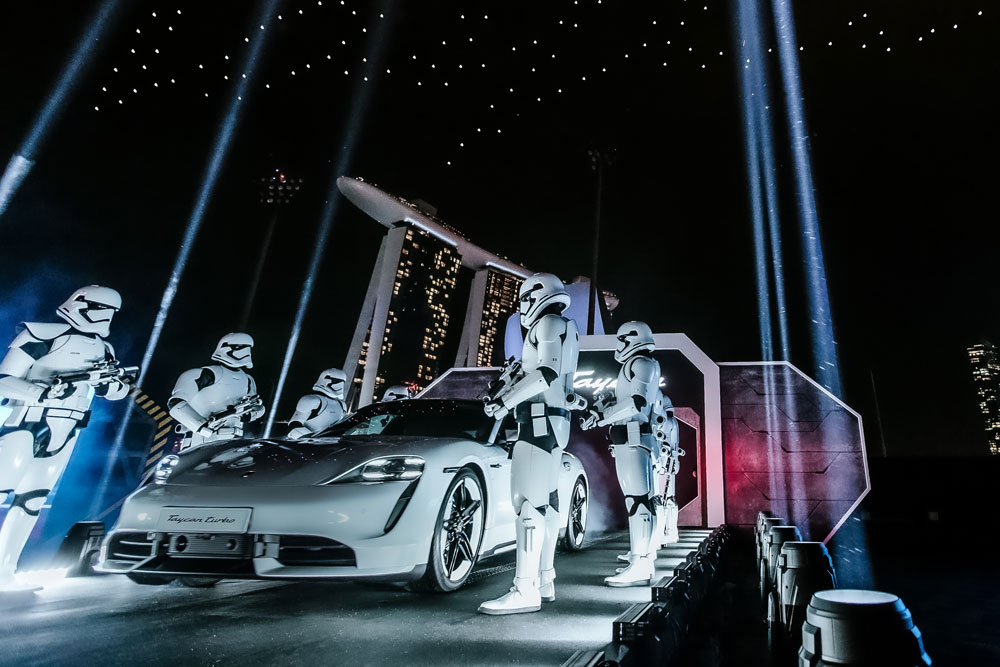 Image for Porsche x Star Wars | Joining forces for the reveal of the Taycan in Singapore