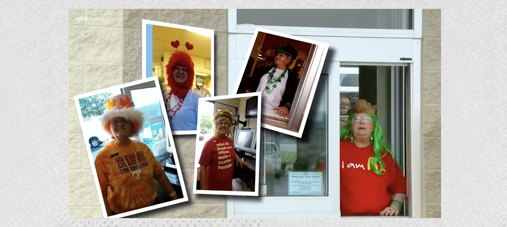 photo collage of McDonald's staff