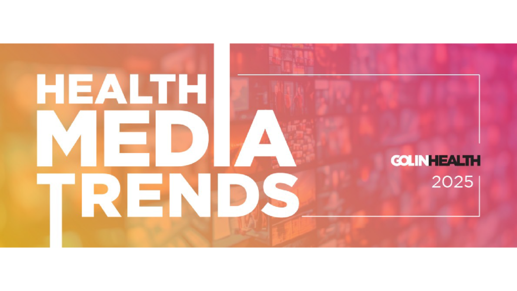 Health Media Trends 2025 cover for Golin Health